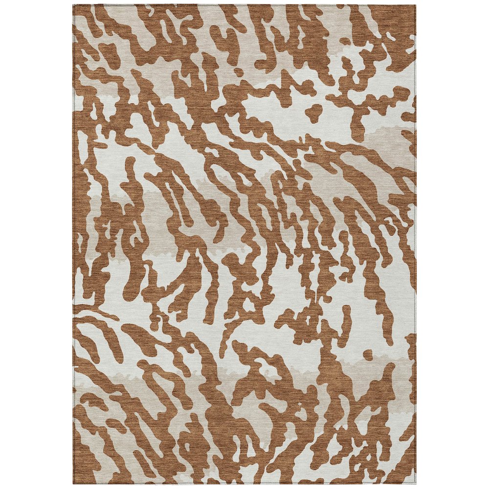 Chantille ACN873 Orange 8' x 10' Rug. Picture 1
