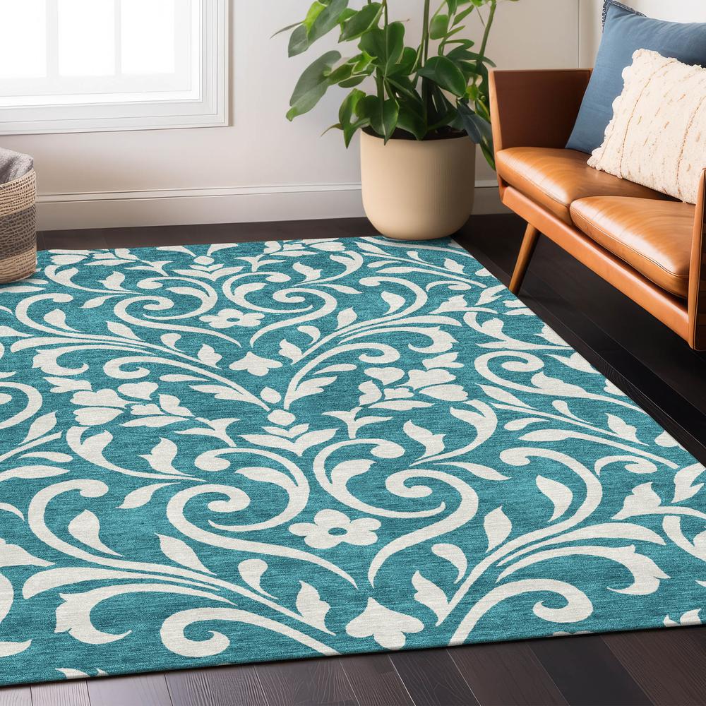 Chantille ACN875 Teal 8' x 10' Rug. Picture 5