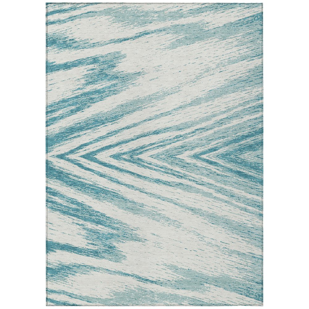 Chantille ACN876 Teal 8' x 10' Rug. Picture 1