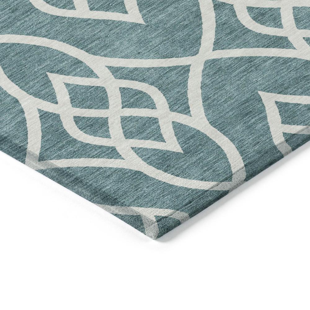 Chantille ACN884 Teal 3' x 5' Rug. Picture 3