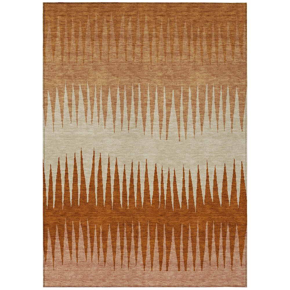 Chantille ACN886 Orange 8' x 10' Rug. Picture 1