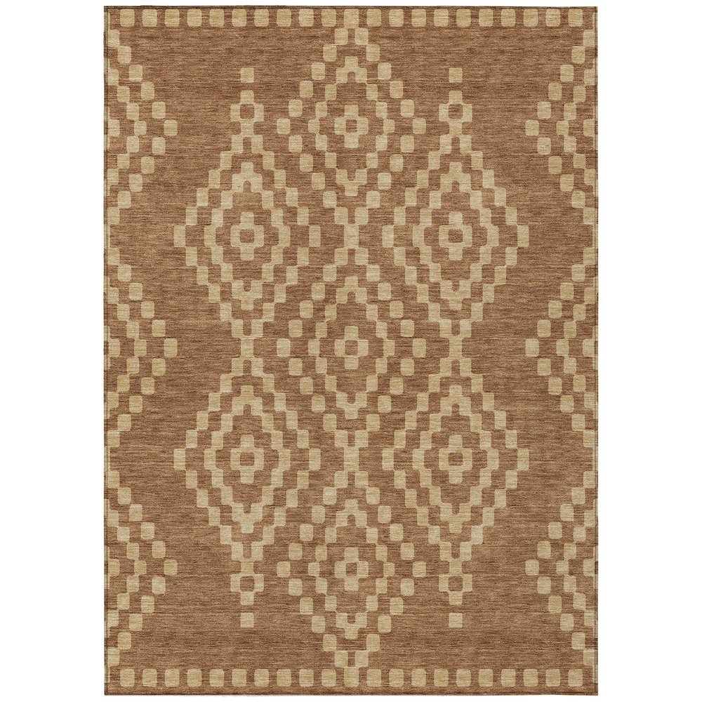 Chantille ACN891 Orange 8' x 10' Rug. Picture 1