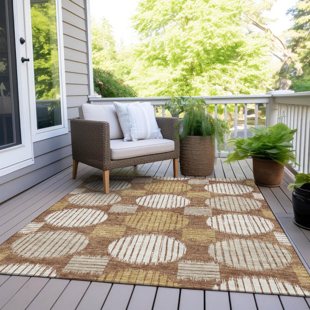 Chantille ACN900 Orange 8' x 10' Rug. Picture 7