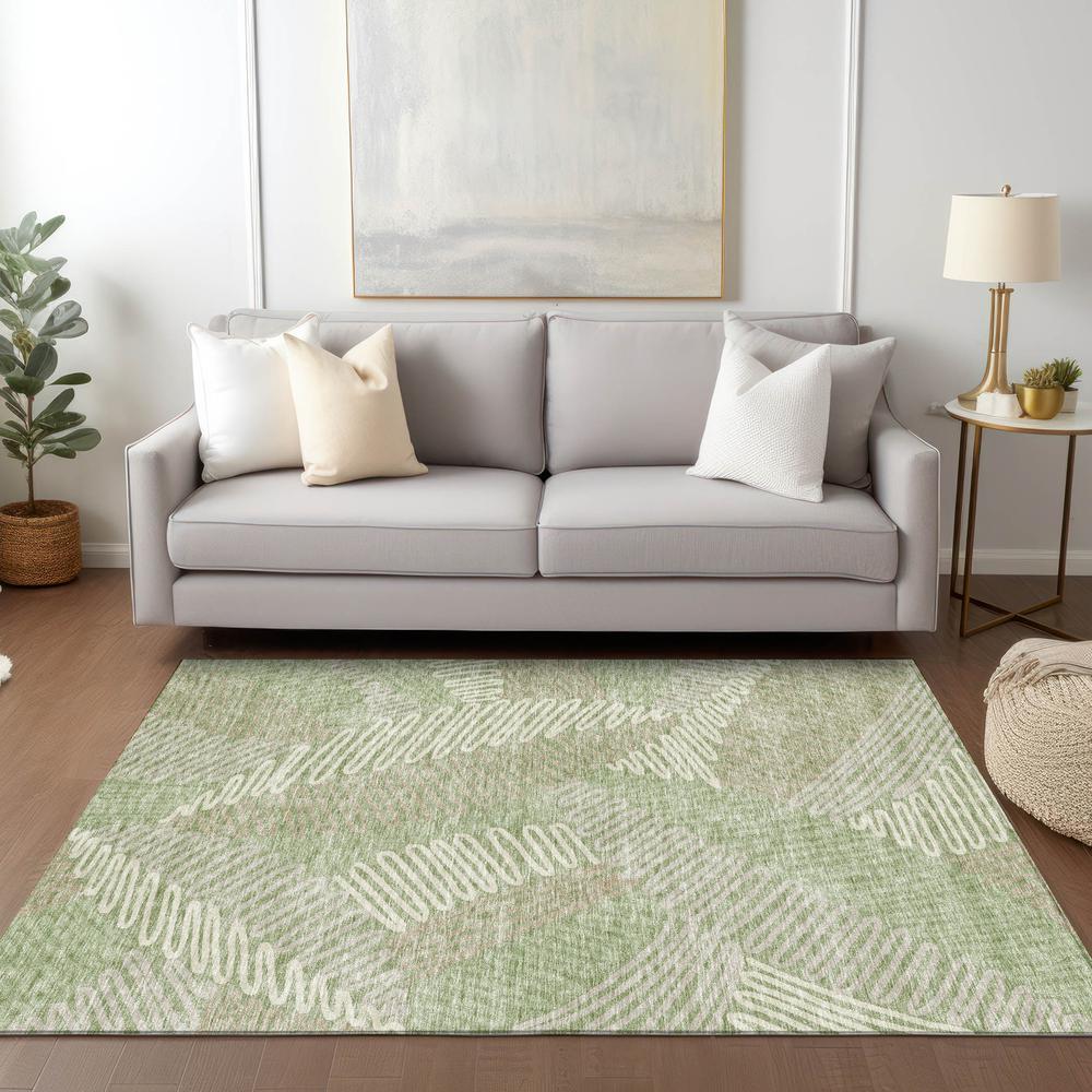 Chantille ACN904 Green 8' x 10' Rug. Picture 6