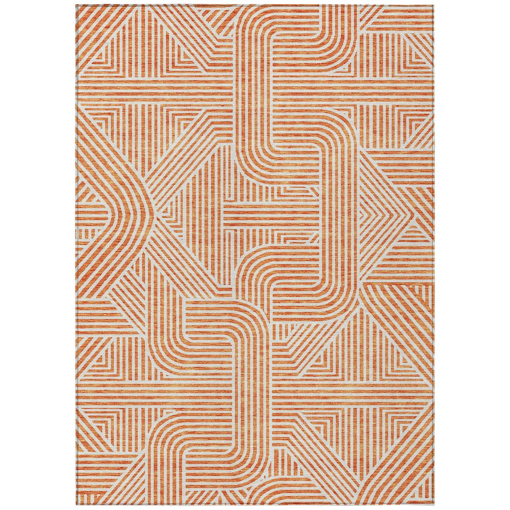 Chantille ACN917 Orange 8' x 10' Rug. Picture 1