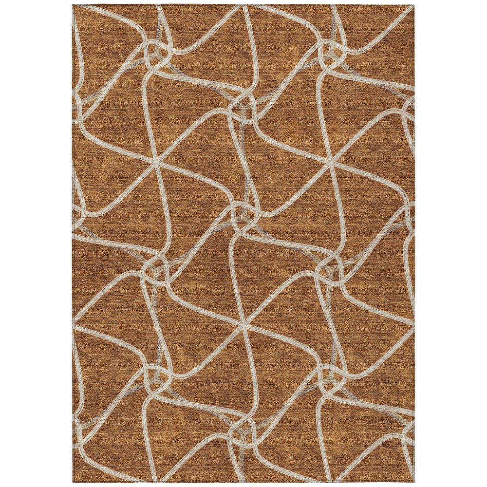 Chantille ACN948 Orange 8' x 10' Rug. Picture 1