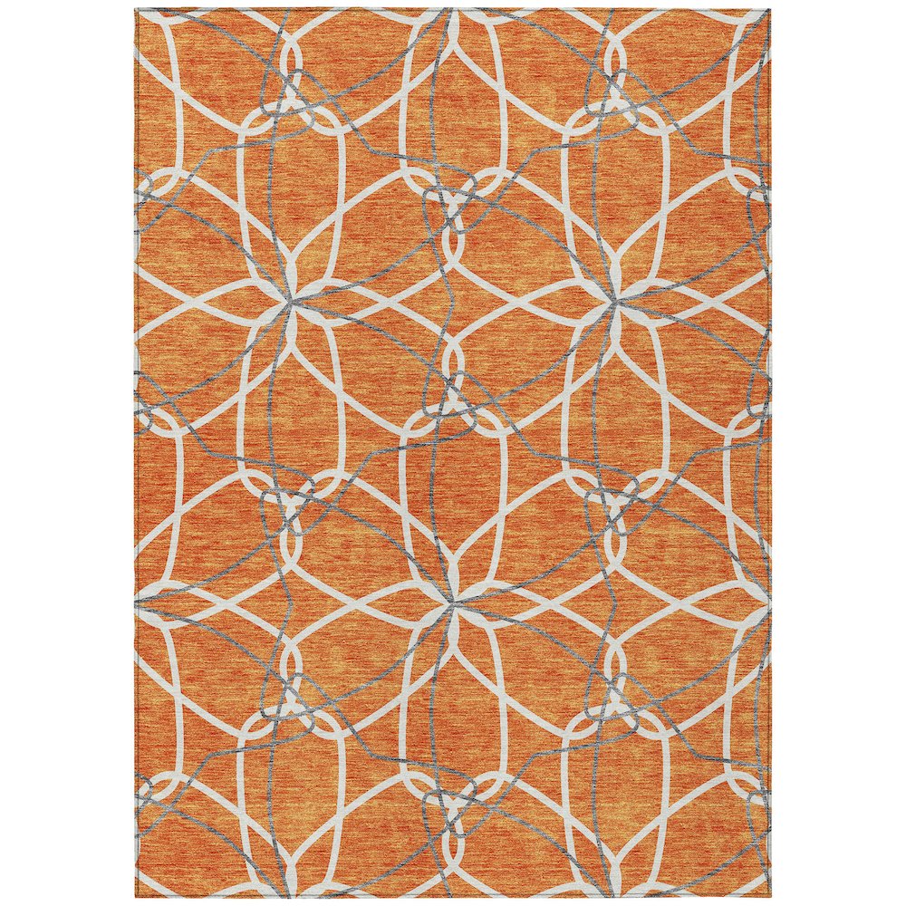 Chantille ACN950 Orange 8' x 10' Rug. Picture 1