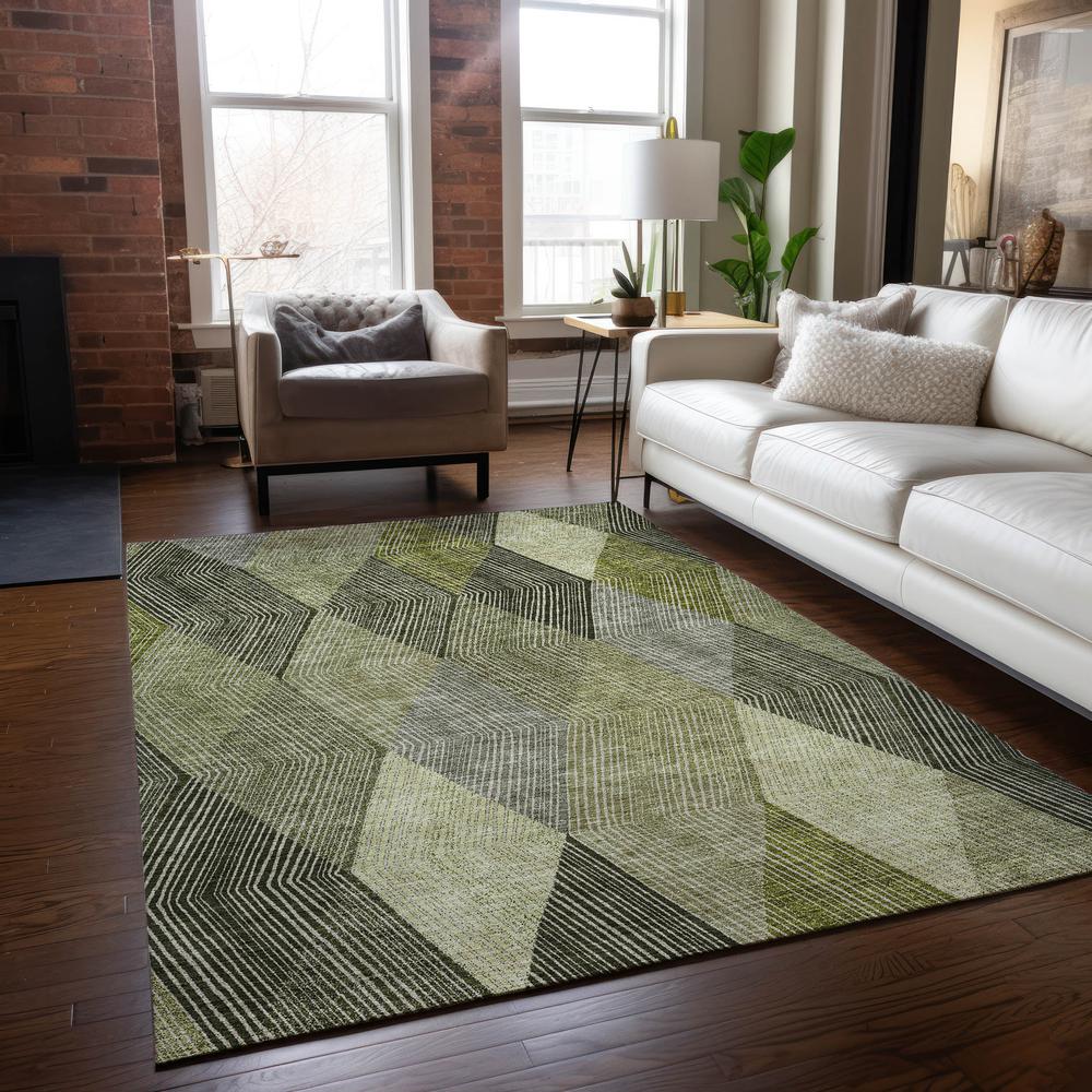 Chantille ACN962 Green 8' x 10' Rug. Picture 5