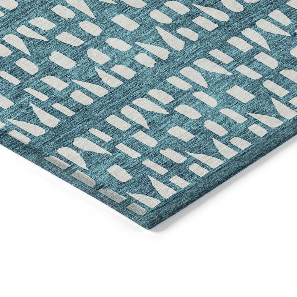 Chantille ACN963 Teal 3' x 5' Rug. Picture 3