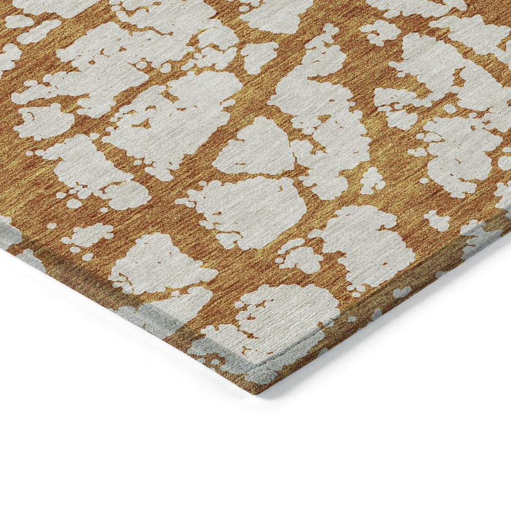 Chantille ACN972 Orange 3' x 5' Rug. Picture 3