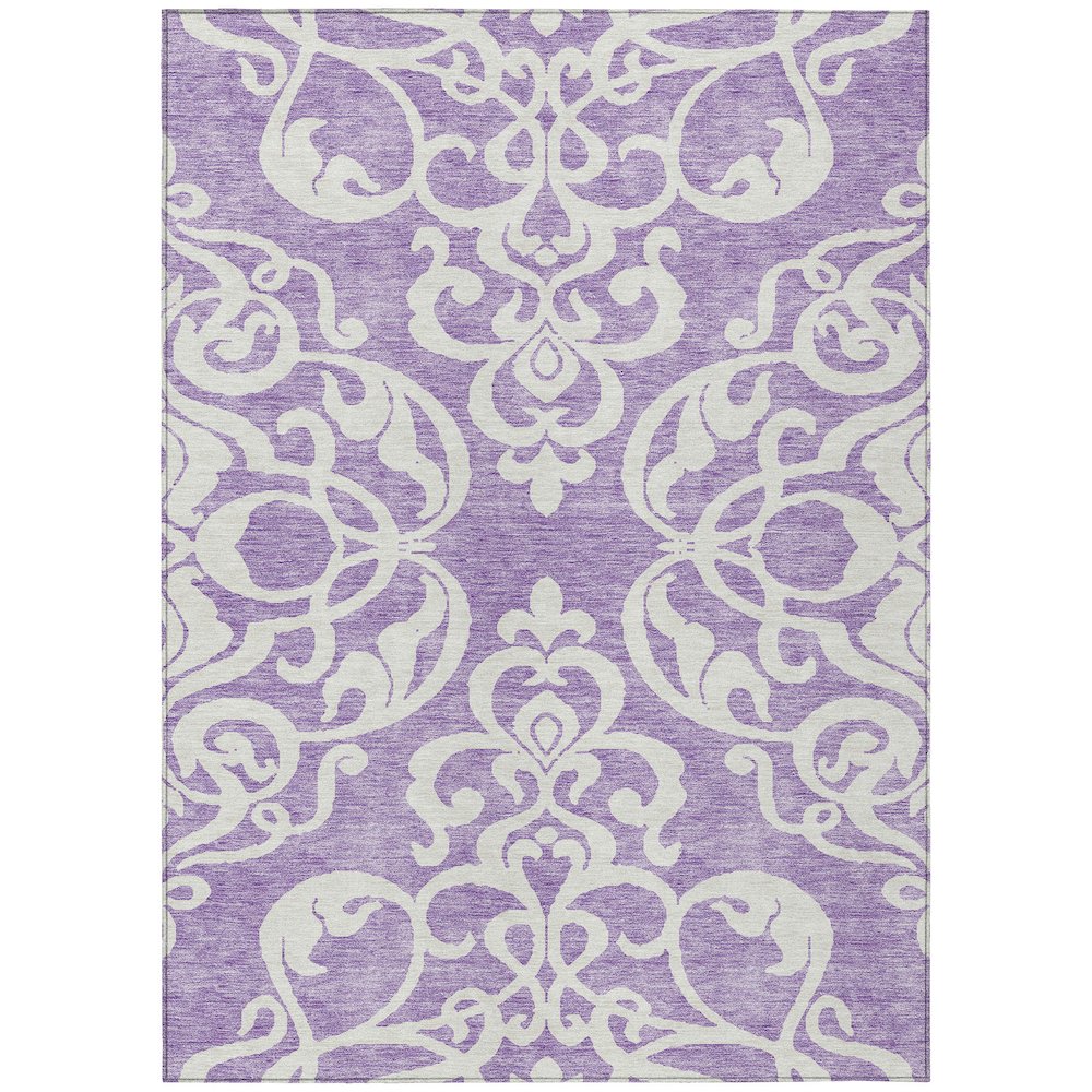 Chantille ACN973 Purple 8' x 10' Rug. Picture 1