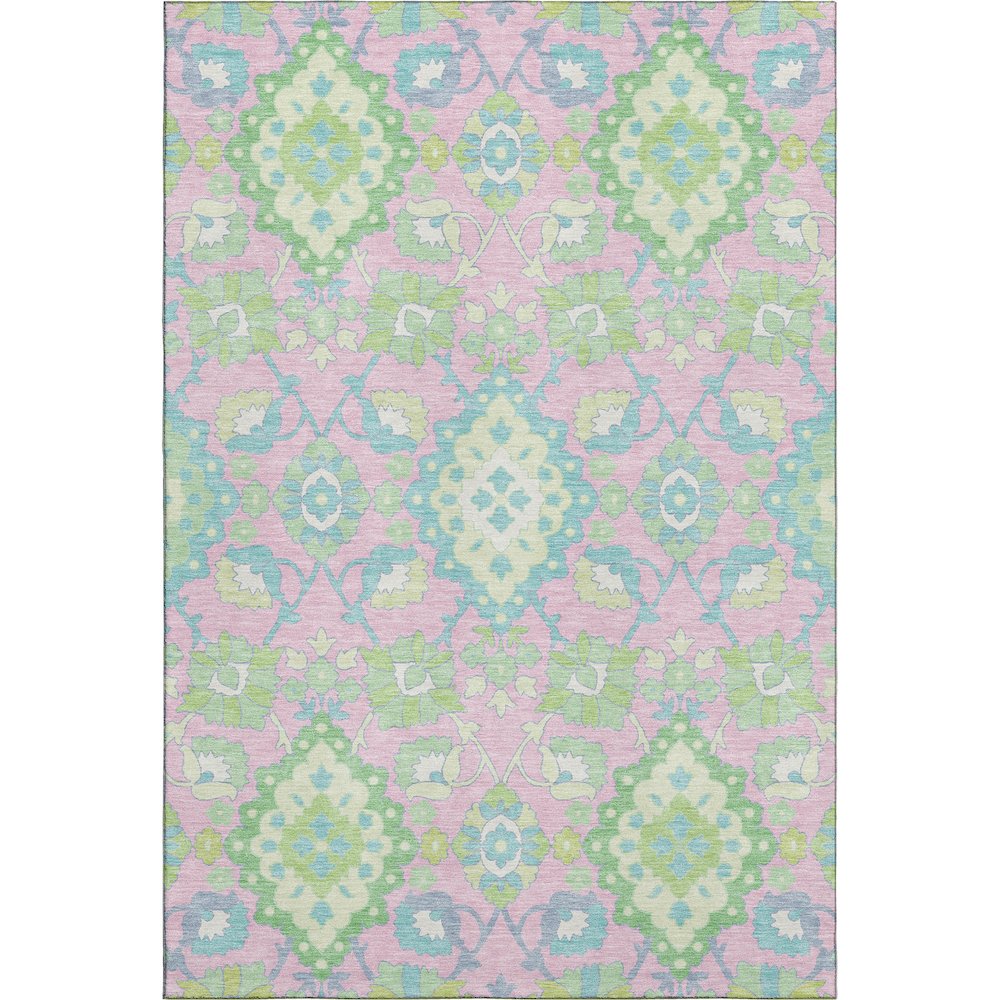 Premium Machine Washable Mayfield AMF1002 Pink 8' x 10' Rug. Picture 1