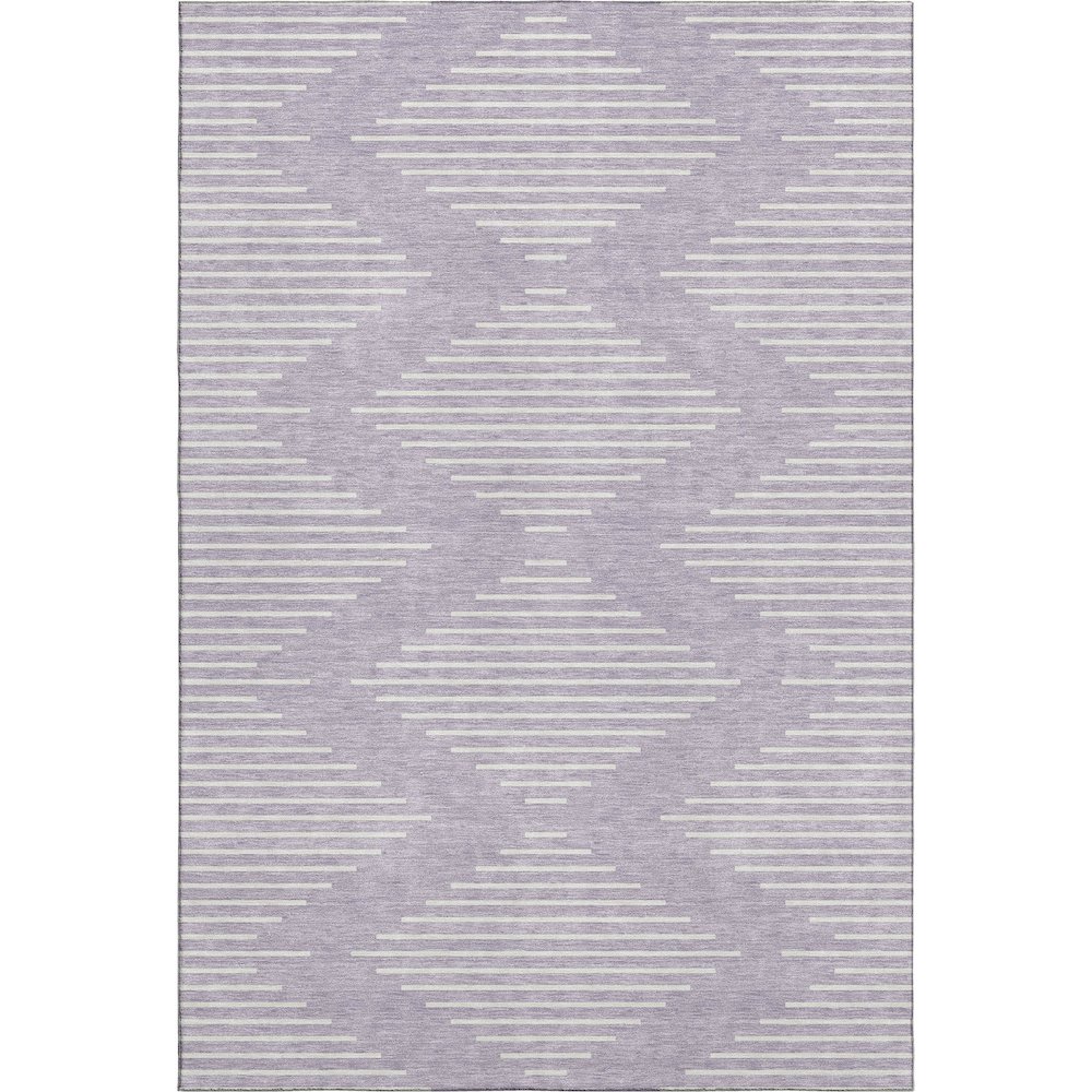 Premium Machine Washable Mayfield AMF1016 Lavender 8' x 10' Rug. Picture 1