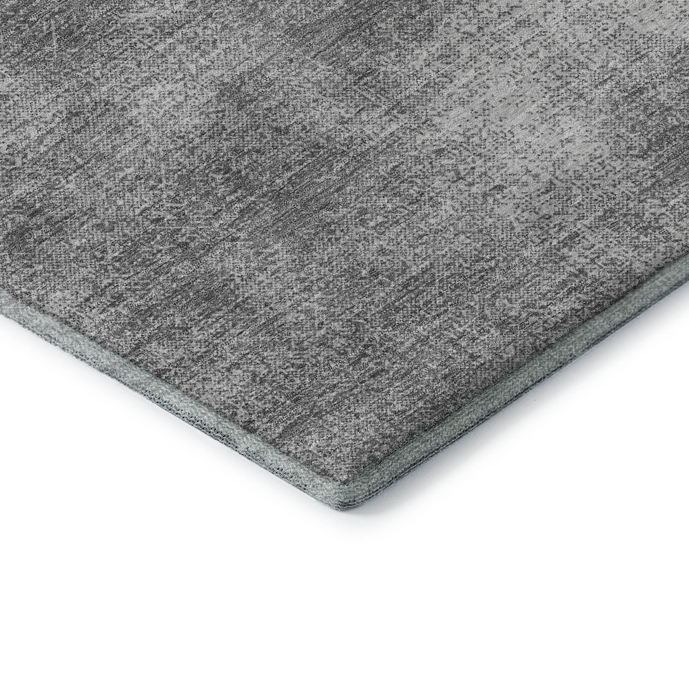 Premium Machine Washable Mayfield AMF1018 Gray 3' x 5' Rug. Picture 3