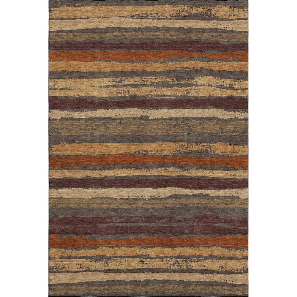 Premium Machine Washable Mayfield AMF1019 Chocolate 8' x 10' Rug. Picture 1