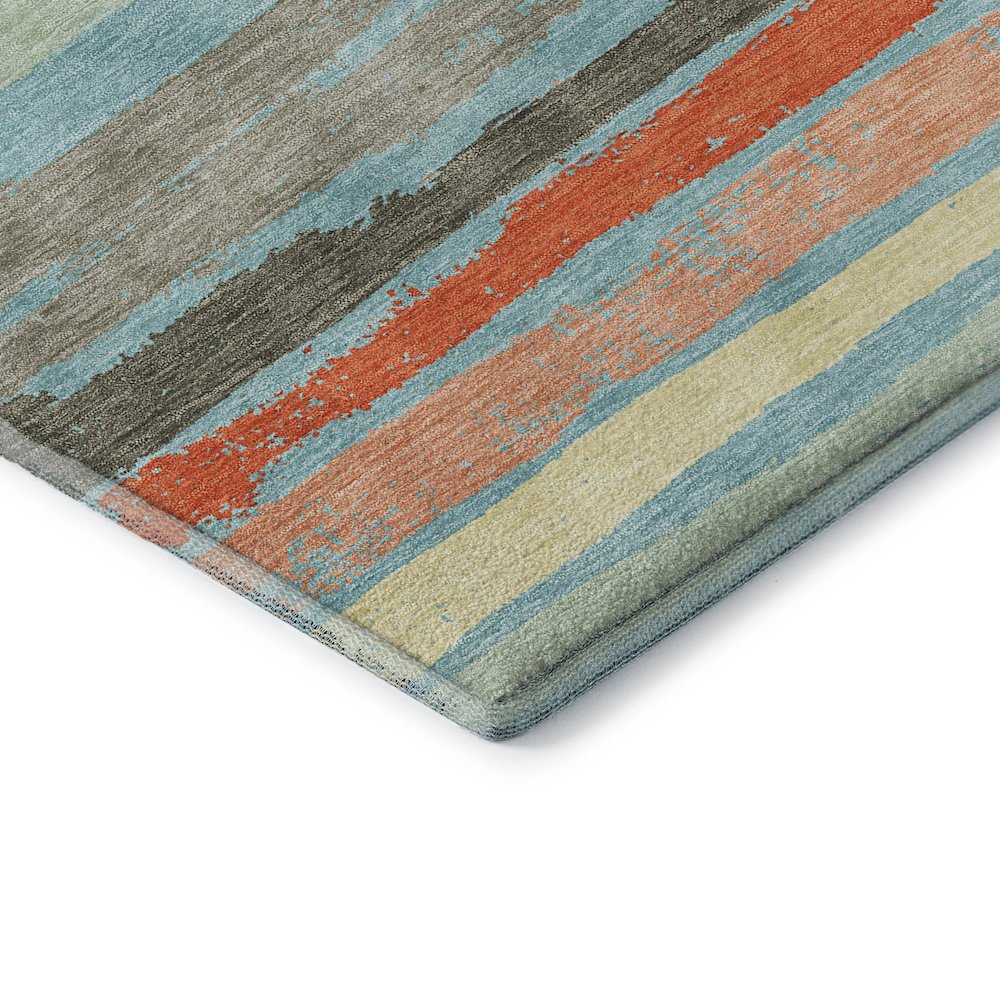 Premium Machine Washable Mayfield AMF1019 Sky 3' x 5' Rug. Picture 3