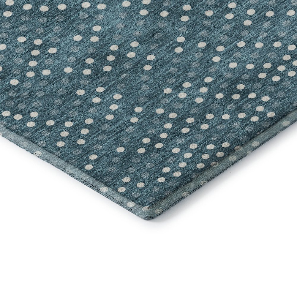 Premium Machine Washable Mayfield AMF1021 Teal 3' x 5' Rug. Picture 3
