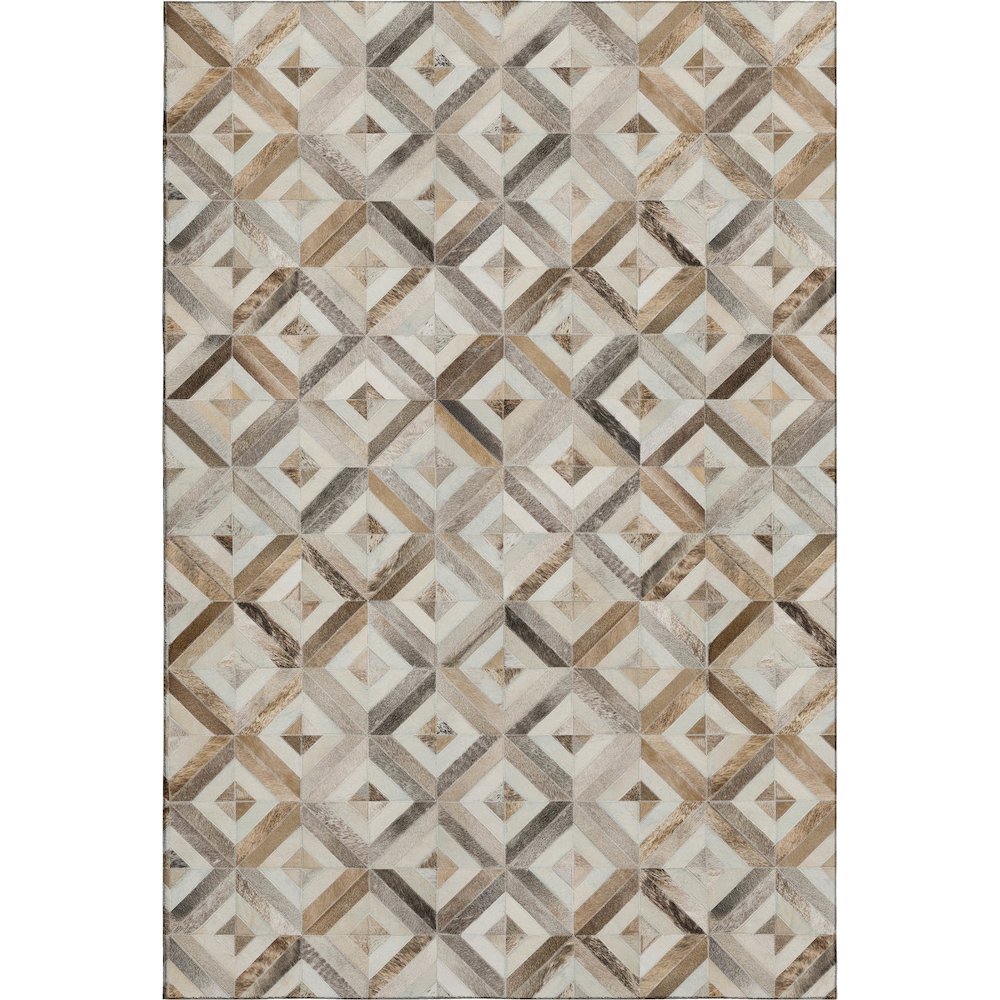 Premium Machine Washable Mayfield  Gray 8' x 10' Rug. Picture 1