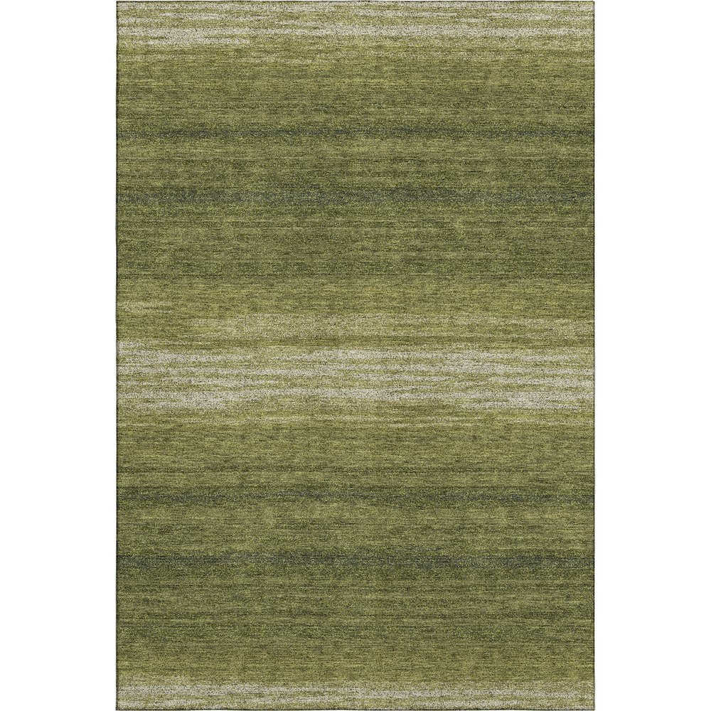 Premium Machine Washable Mayfield AMF1033 Olive 8' x 10' Rug. Picture 1