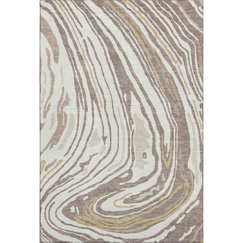 Premium Machine Washable Mayfield AMF1051 Taupe 8' x 10' Rug. Picture 1