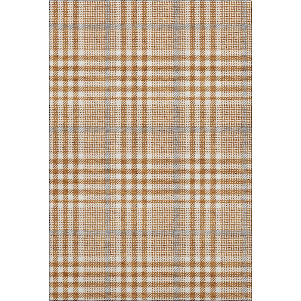 Premium Machine Washable Mayfield AMF1054 Paprika 8' x 10' Rug. Picture 1