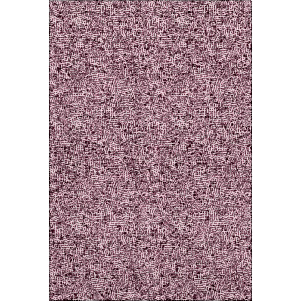 Premium Machine Washable Mayfield AMF1057 Eggplant 8' x 10' Rug. Picture 1