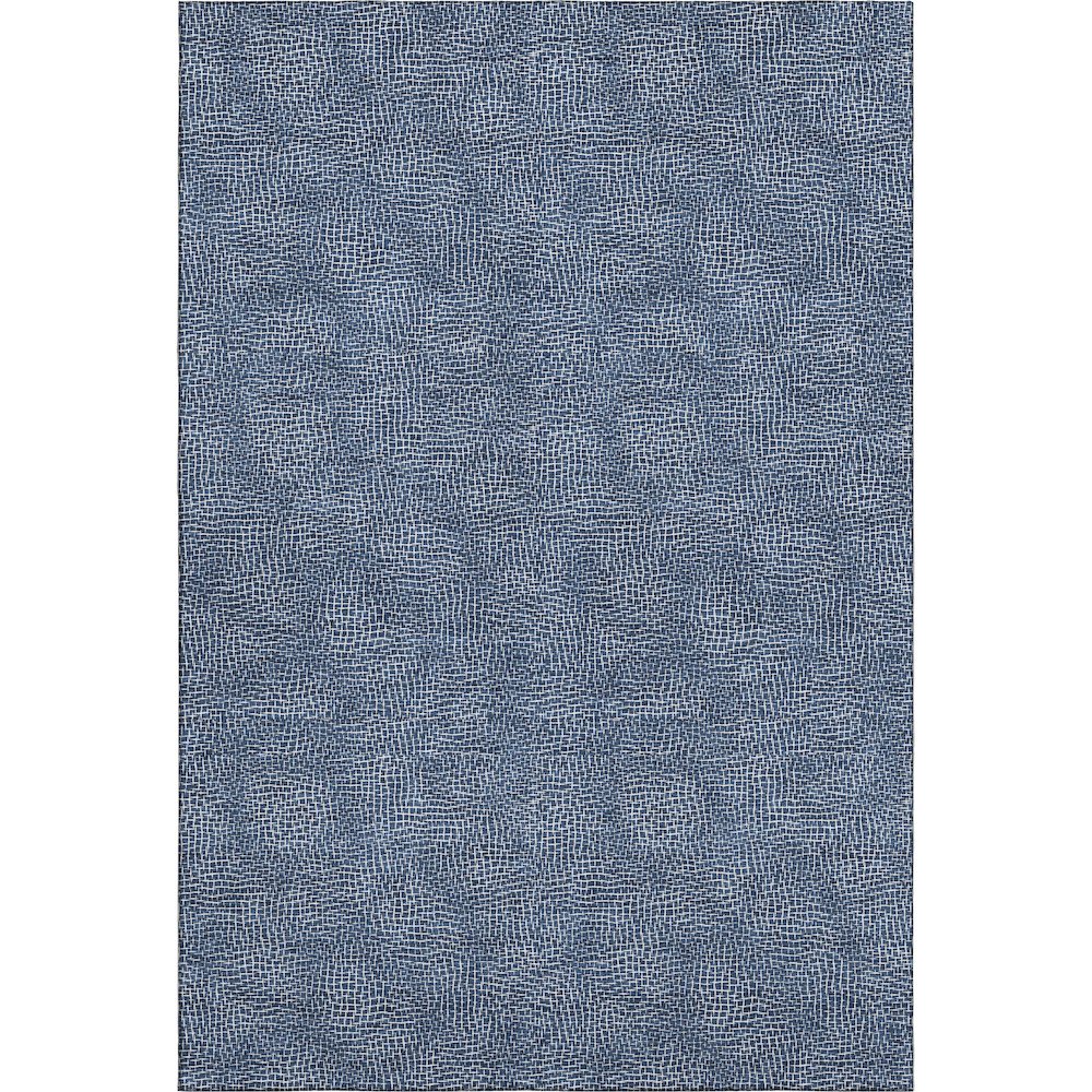Premium Machine Washable Mayfield AMF1057 Navy 8' x 10' Rug. Picture 1