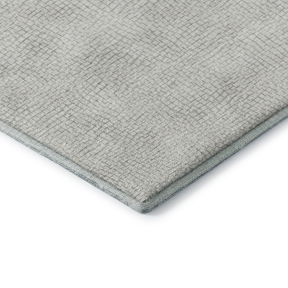 Premium Machine Washable Mayfield AMF1058 Silver 3' x 5' Rug. Picture 3