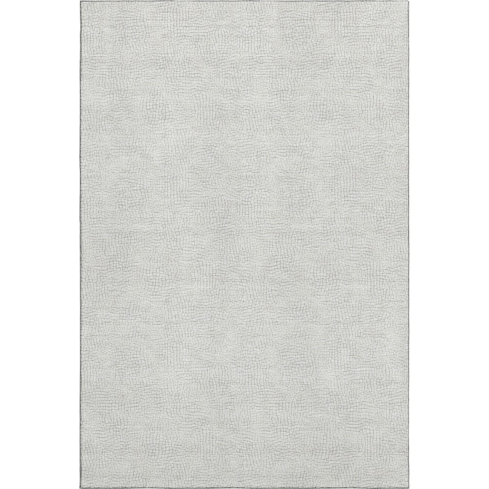 Premium Machine Washable Mayfield AMF1058 Silver 8' x 10' Rug. Picture 1