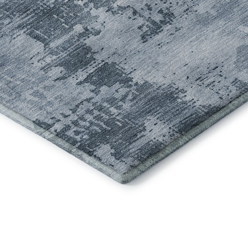 Premium Machine Washable Mayfield AMF1062 Denim 3' x 5' Rug. Picture 3