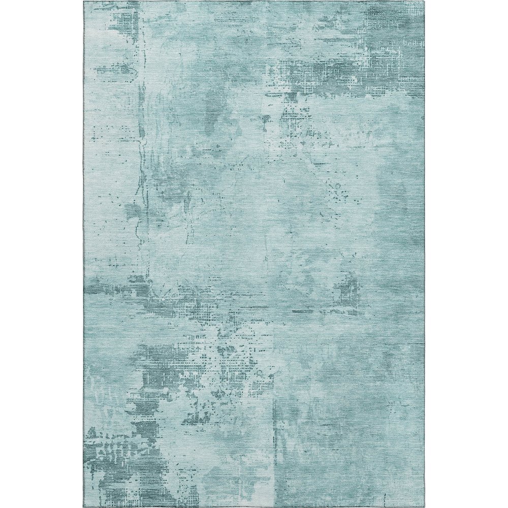 Premium Machine Washable Mayfield AMF1062 Seafoam 8' x 10' Rug. Picture 1