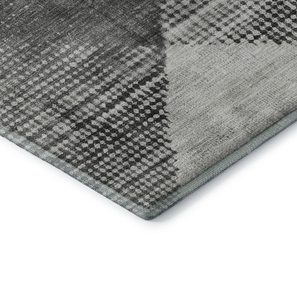 Premium Machine Washable Mayfield AMF1065 Gray 3' x 5' Rug. Picture 3