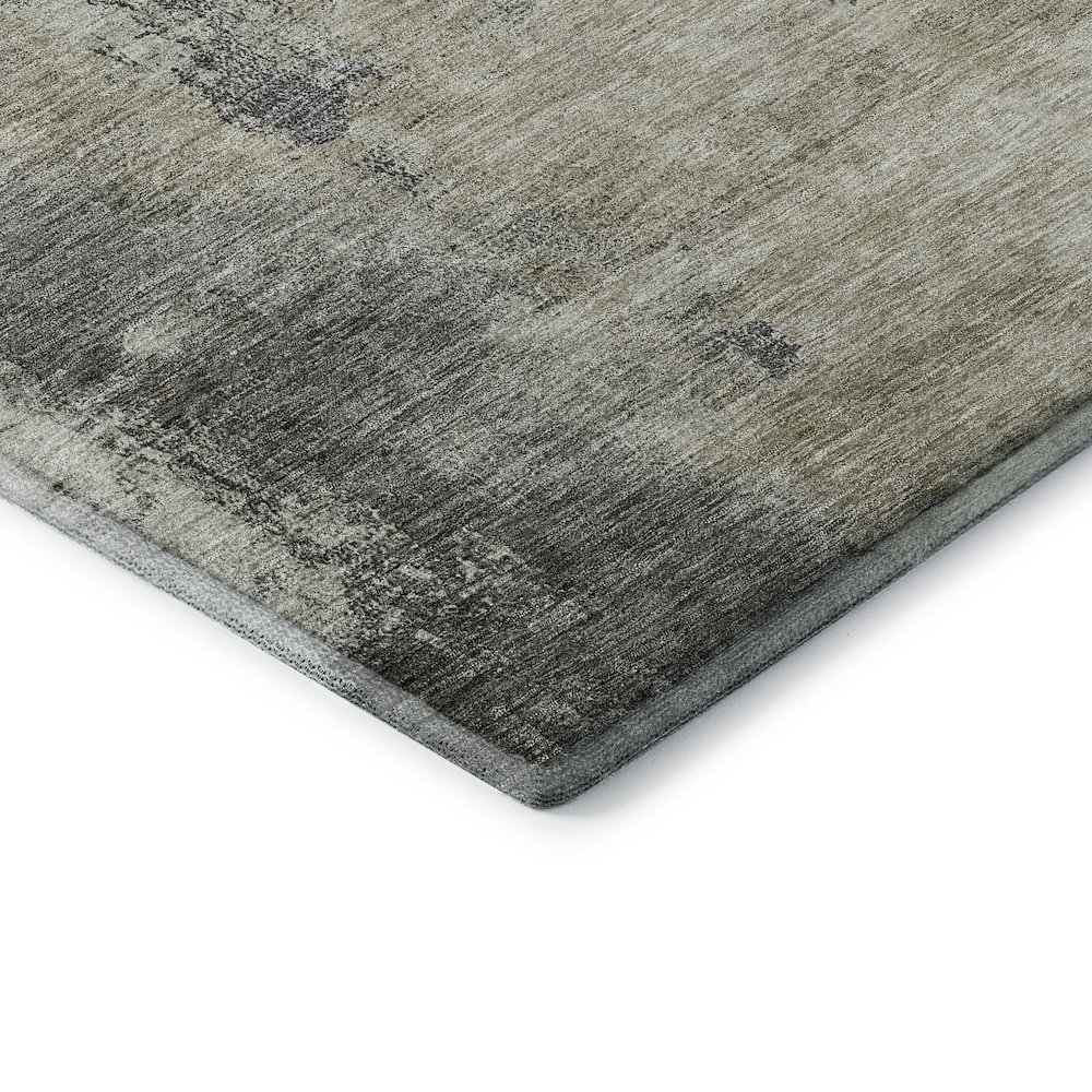 Premium Machine Washable Mayfield AMF1068 Gray 3' x 5' Rug. Picture 3