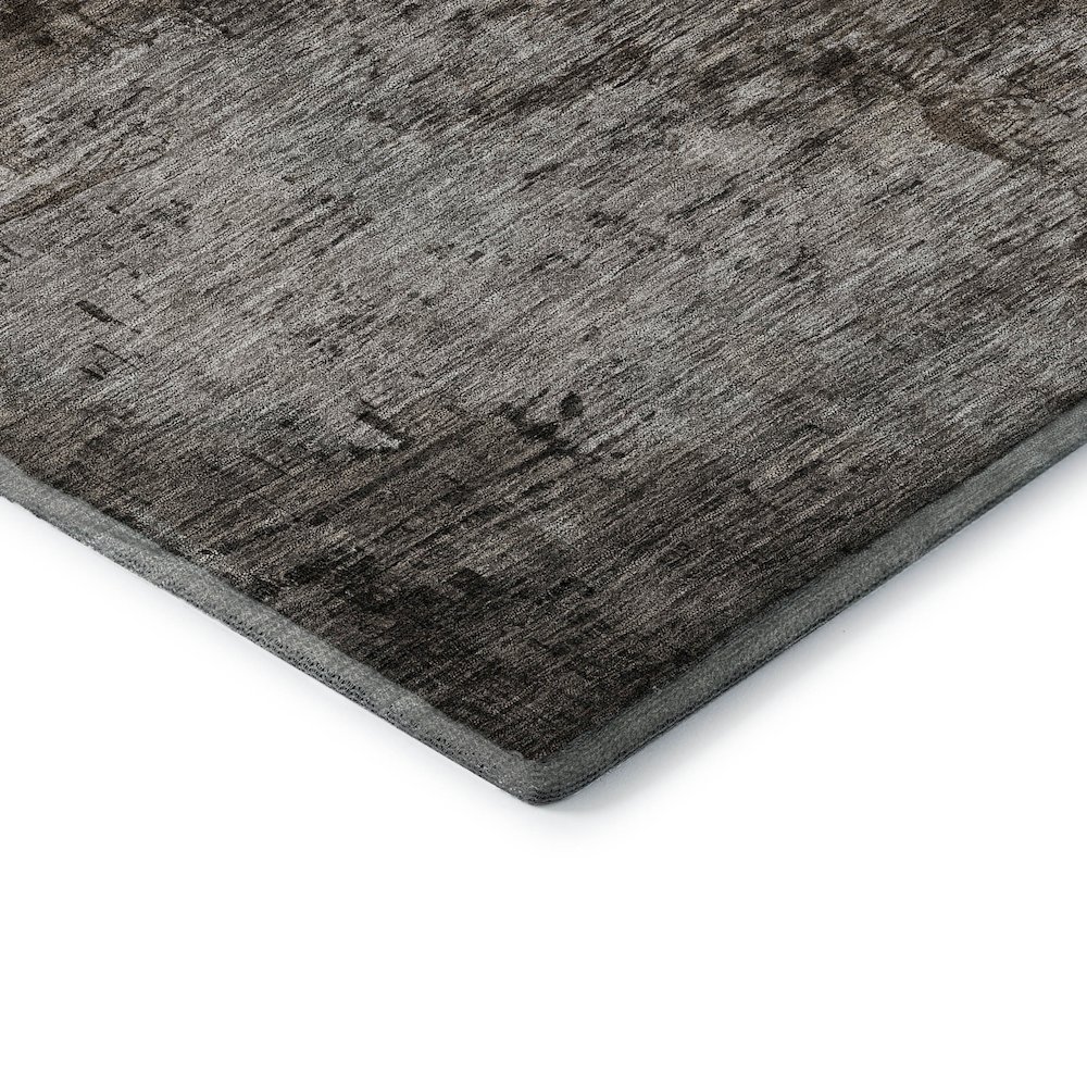 Premium Machine Washable Mayfield AMF1069 Chocolate 3' x 5' Rug. Picture 3