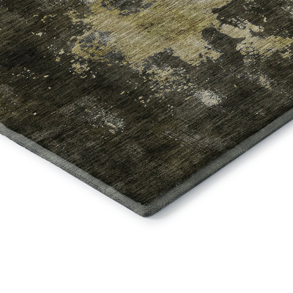Premium Machine Washable Mayfield AMF1072 Brown 3' x 5' Rug. Picture 3