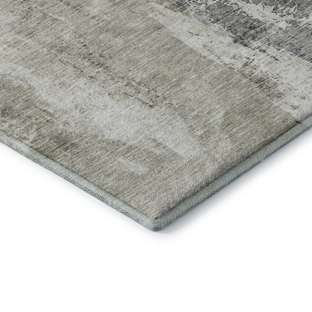 Premium Machine Washable Mayfield AMF1076 Taupe 3' x 5' Rug. Picture 3