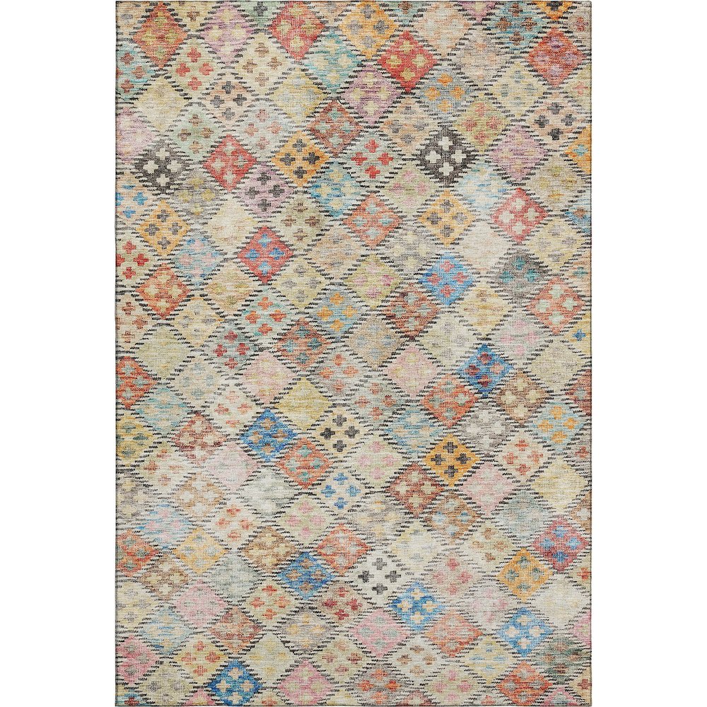 Premium Machine Washable Mayfield AMF1081 Paprika 8' x 10' Rug. Picture 1