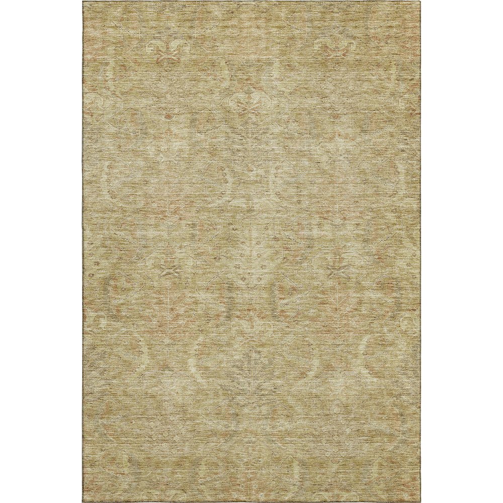 Premium Machine Washable Mayfield AMF1082 Wheat 8' x 10' Rug. Picture 1