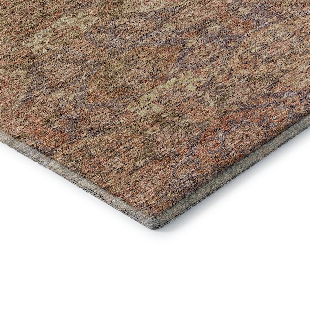 Premium Machine Washable Mayfield AMF1084 Brown 3' x 5' Rug. Picture 3