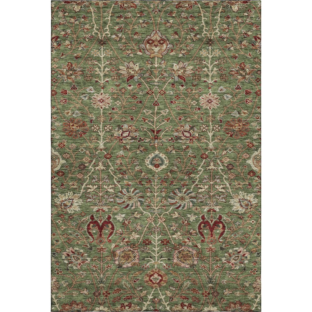 Premium Machine Washable Mayfield AMF1085 Fern 8' x 10' Rug. Picture 1