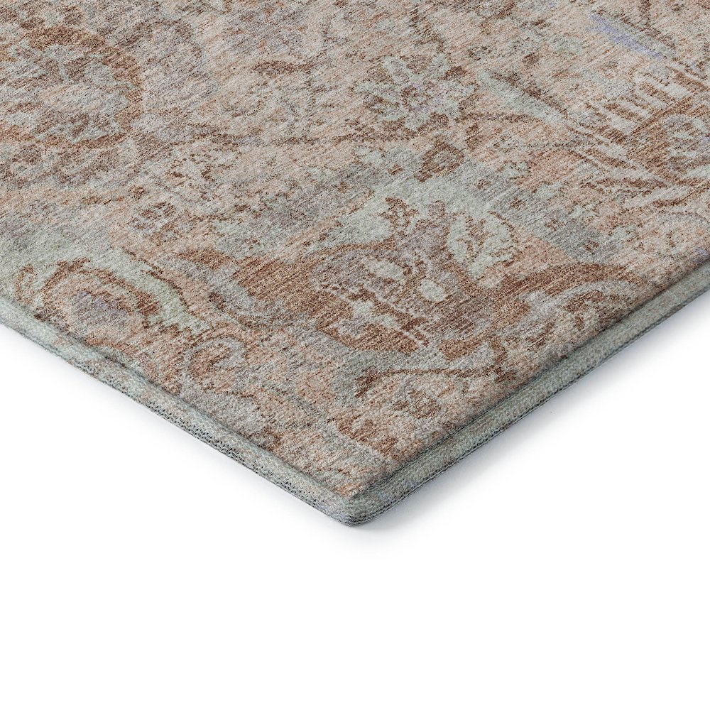 Premium Machine Washable Mayfield AMF1102 Coral 3' x 5' Rug. Picture 3