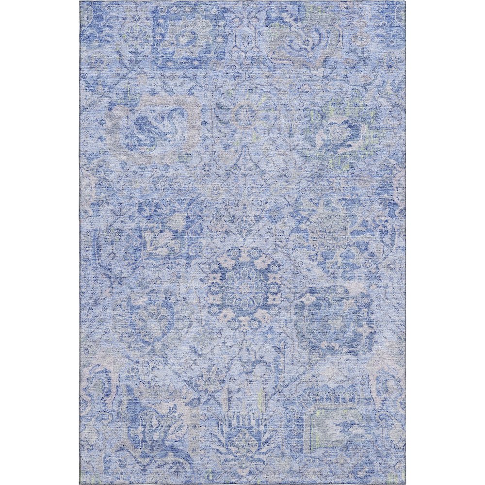Premium Machine Washable Mayfield AMF1102 Sky 8' x 10' Rug. Picture 1