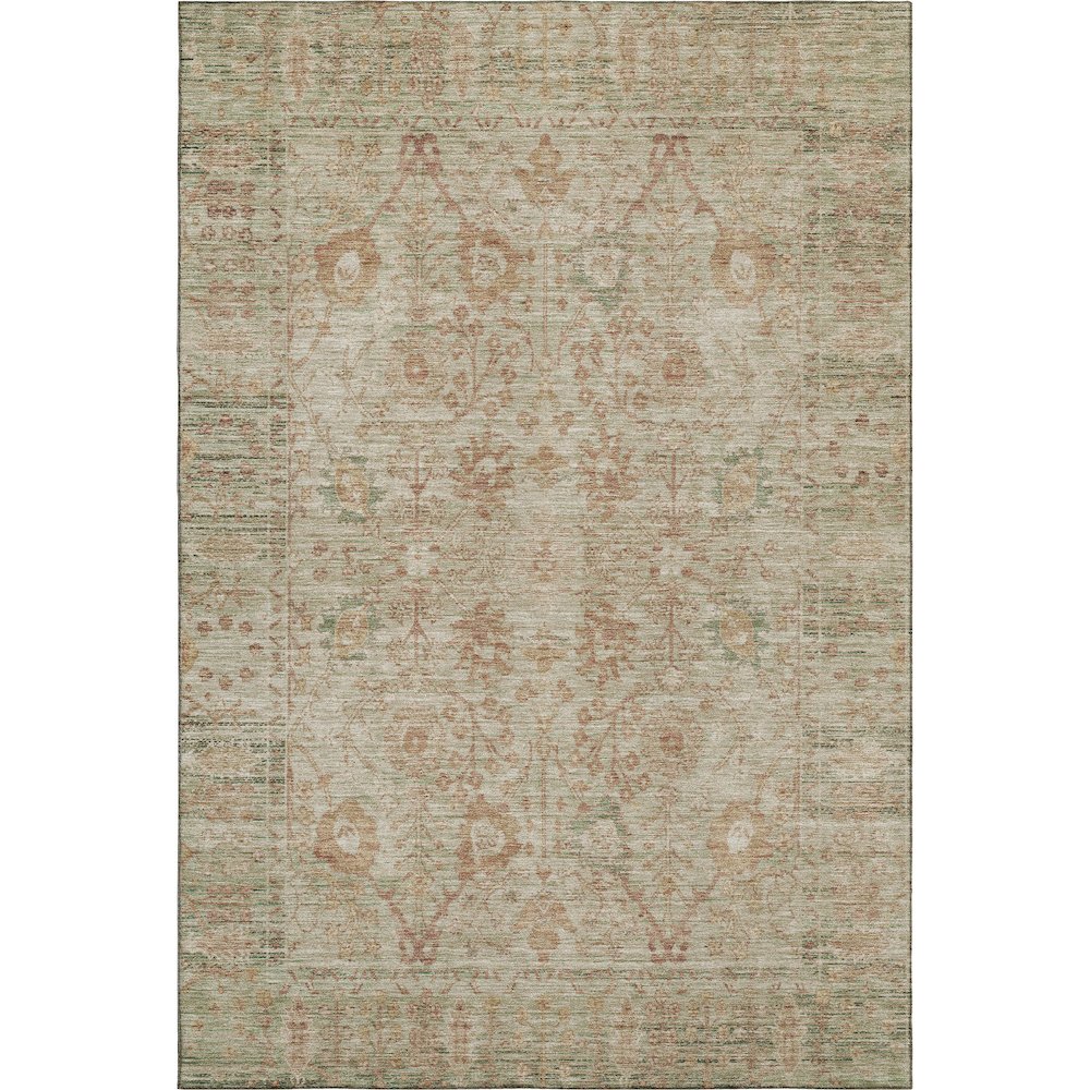 Premium Machine Washable Mayfield AMF1106 Beige 8' x 10' Rug. Picture 1
