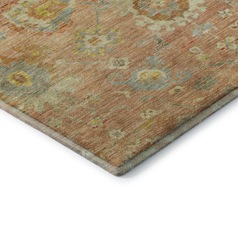 Premium Machine Washable Mayfield AMF1107 Coral 3' x 5' Rug. Picture 3