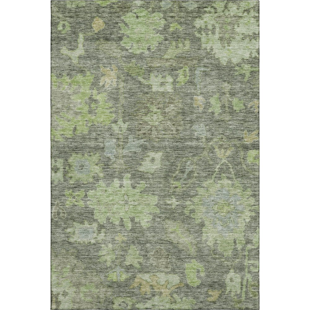 Premium Machine Washable Mayfield AMF1108 Fern 8' x 10' Rug. Picture 1