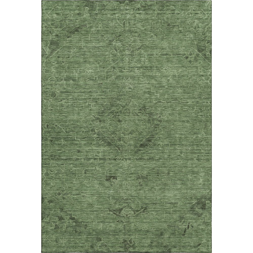 Premium Machine Washable Mayfield AMF1111 Fern 8' x 10' Rug. Picture 1