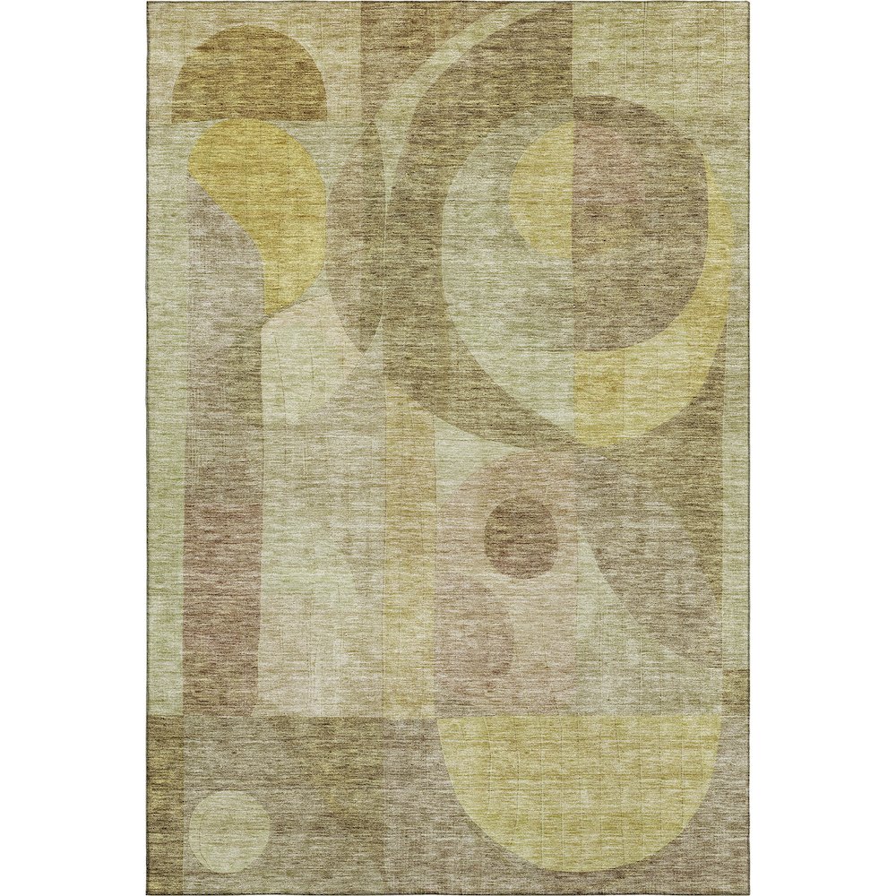 Premium Machine Washable Mayfield AMF1118 Wheat 8' x 10' Rug. Picture 1