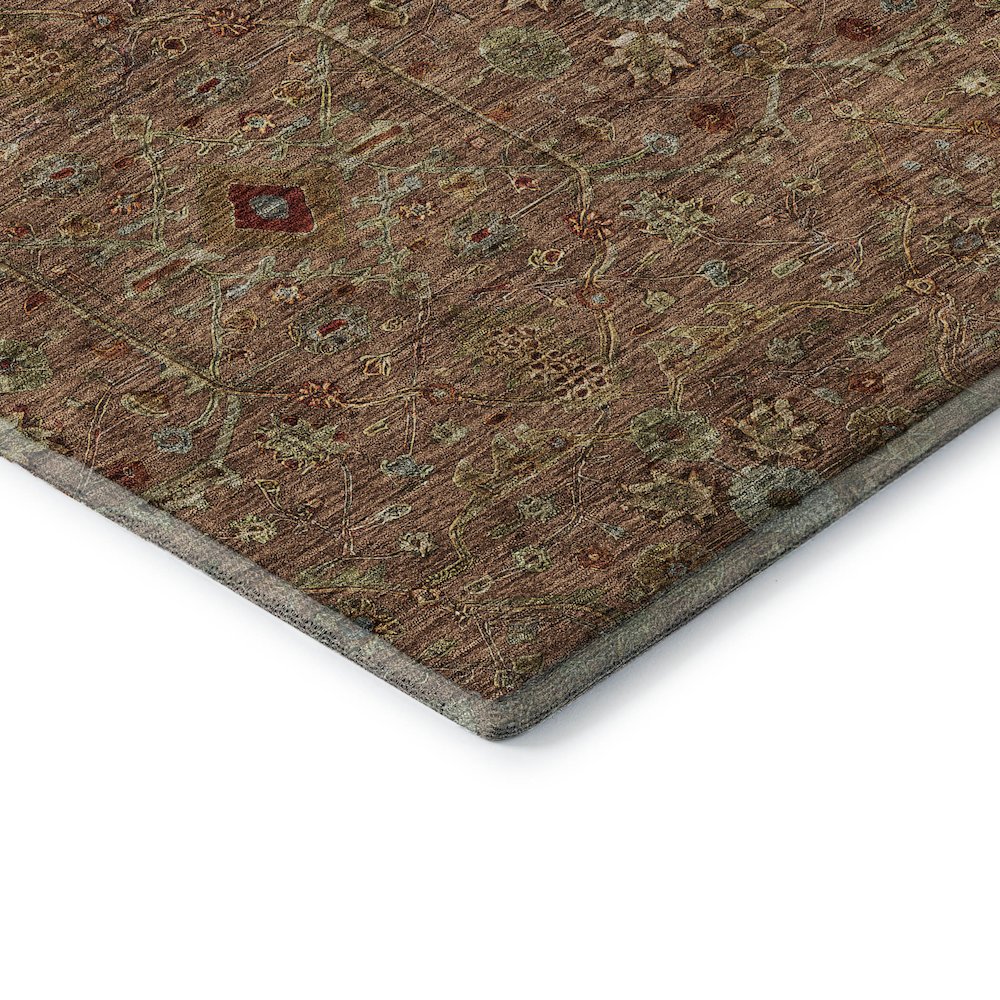 Premium Machine Washable Mayfield AMF1130 Paprika 3' x 5' Rug. Picture 3