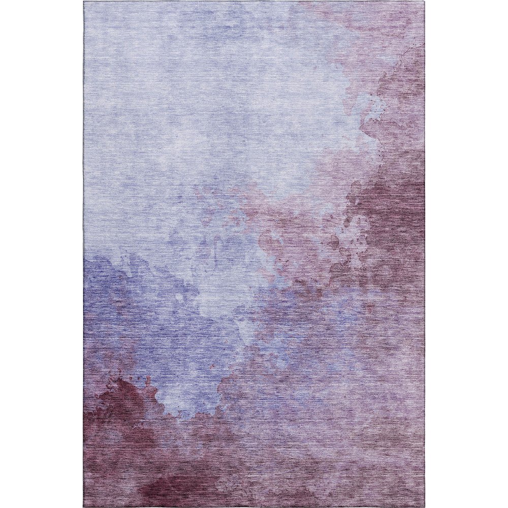 Premium Machine Washable Mayfield AMF1138 Purple 8' x 10' Rug. Picture 1