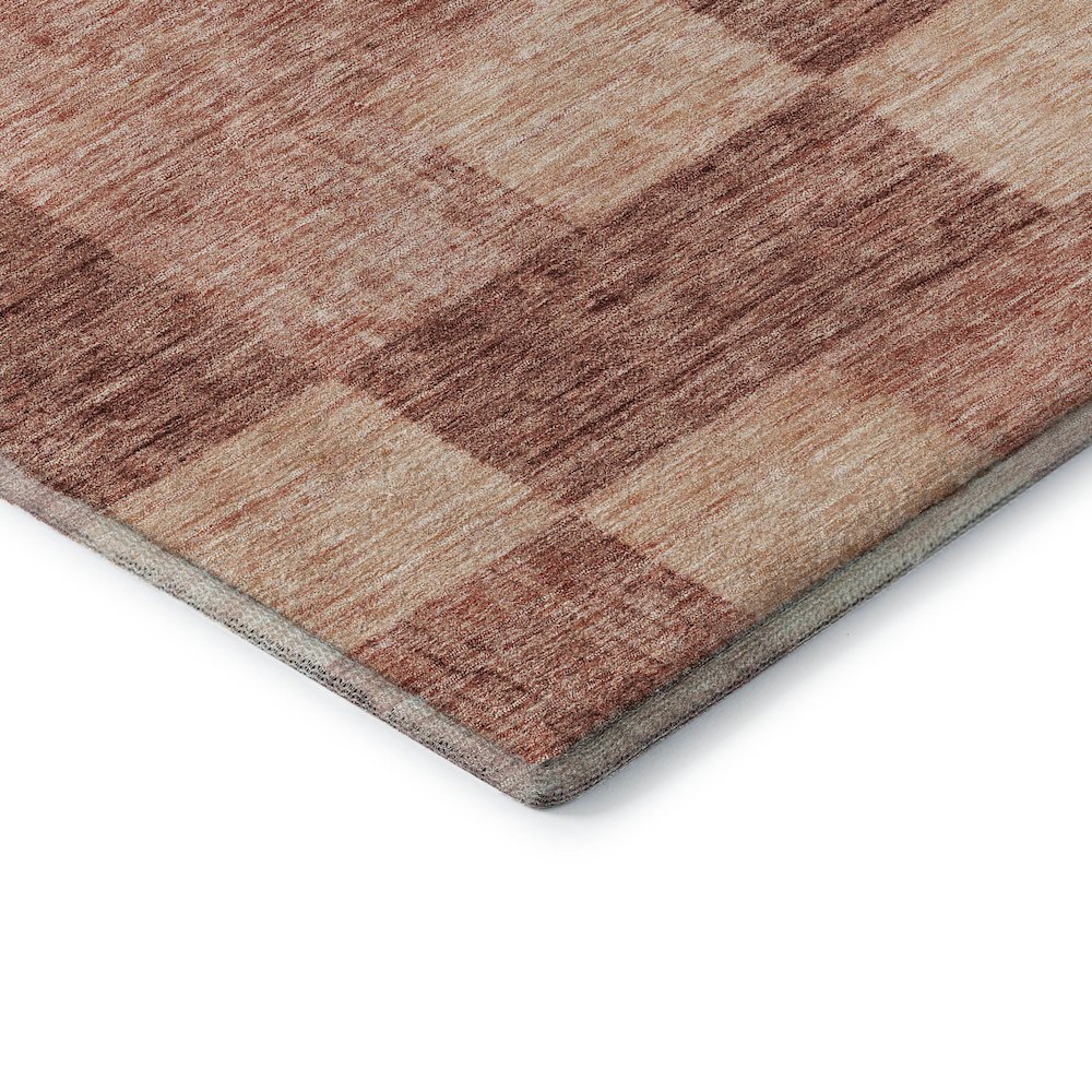 Premium Machine Washable Mayfield AMF1139 Paprika 3' x 5' Rug. Picture 3